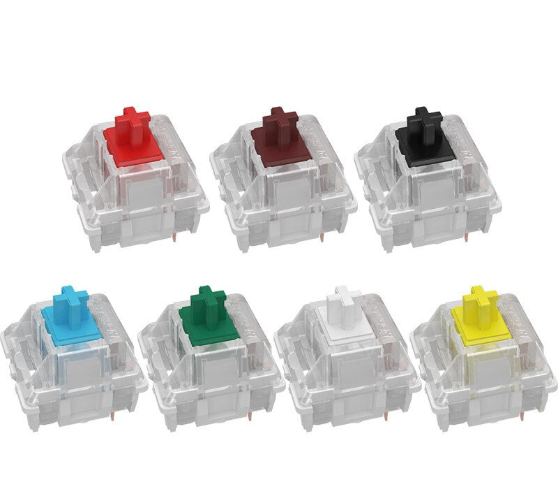 3Pin Mechanical Gateron Switch Gaming Accessories Custom Switch RGB Brown Red White Yellow Green Black Switch