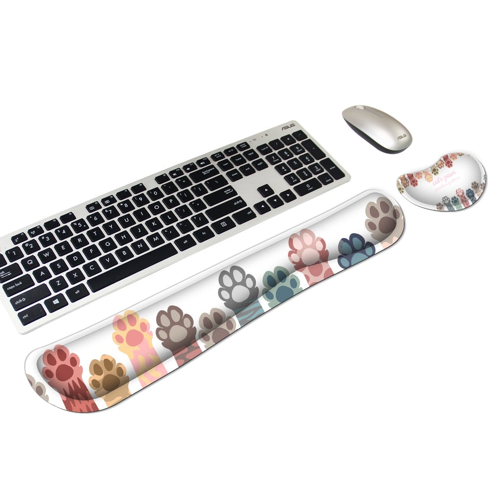 Ergonomic Keyboard Wrist Rest For Wrist Support With Padded Cushion for Home Or Office Work