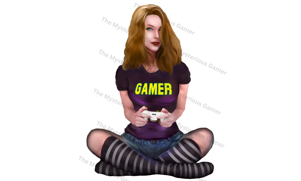 Cool Gamer Girl Gaming Design