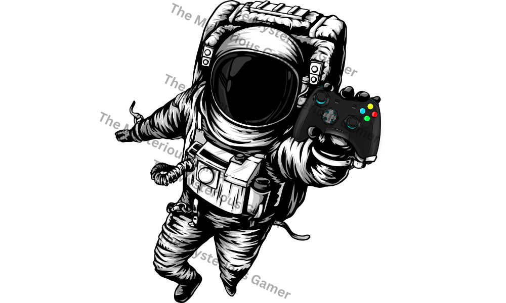 Astronaut Gamer PNG Digital Gaming Design