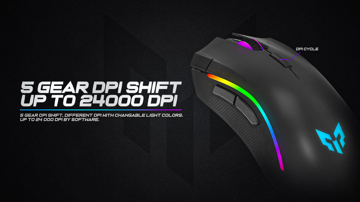 The Mysterious Gamer 24000 DPI Gaming Mouse