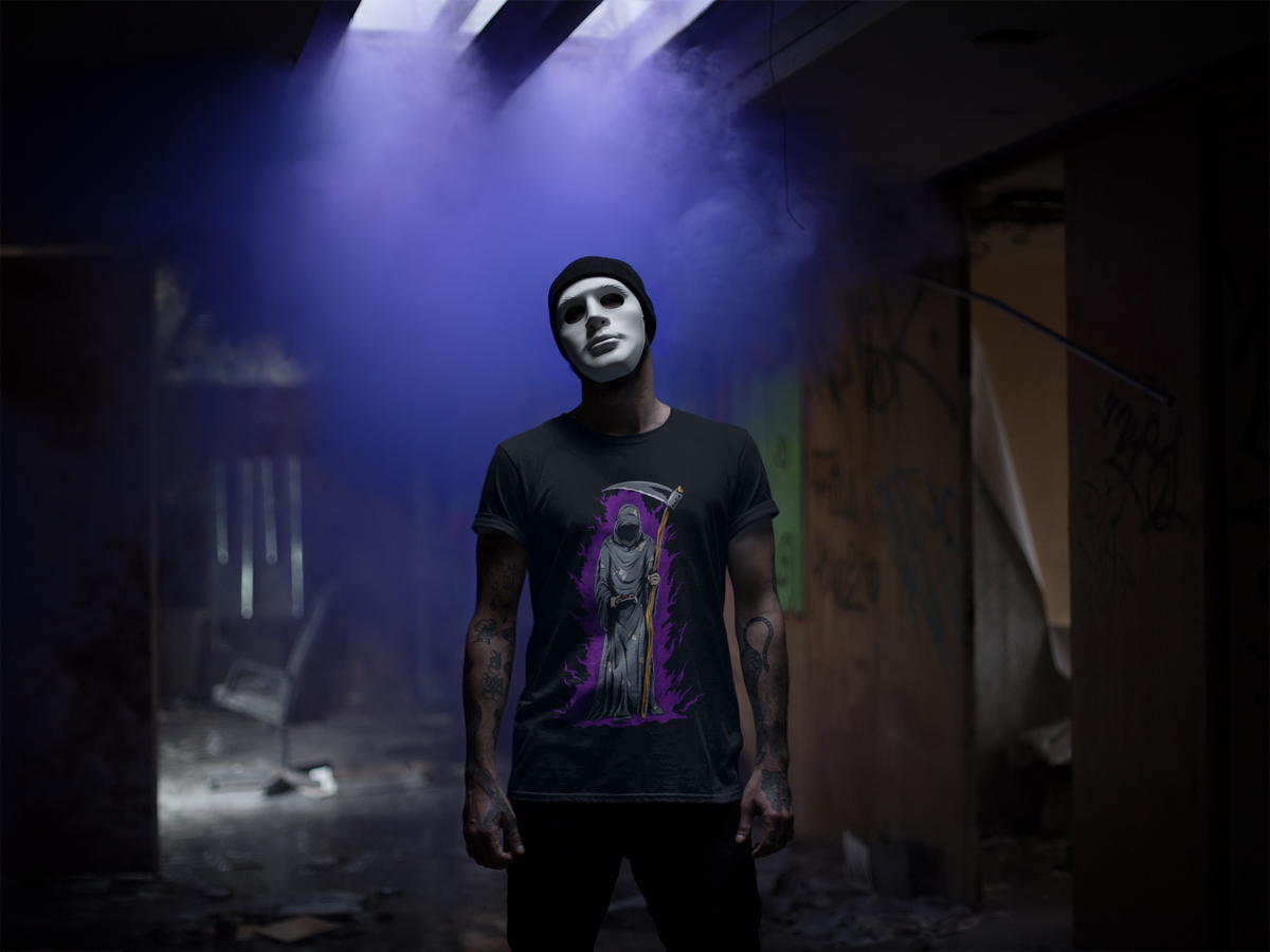 Grim Reaper Halloween Gaming T-Shirt