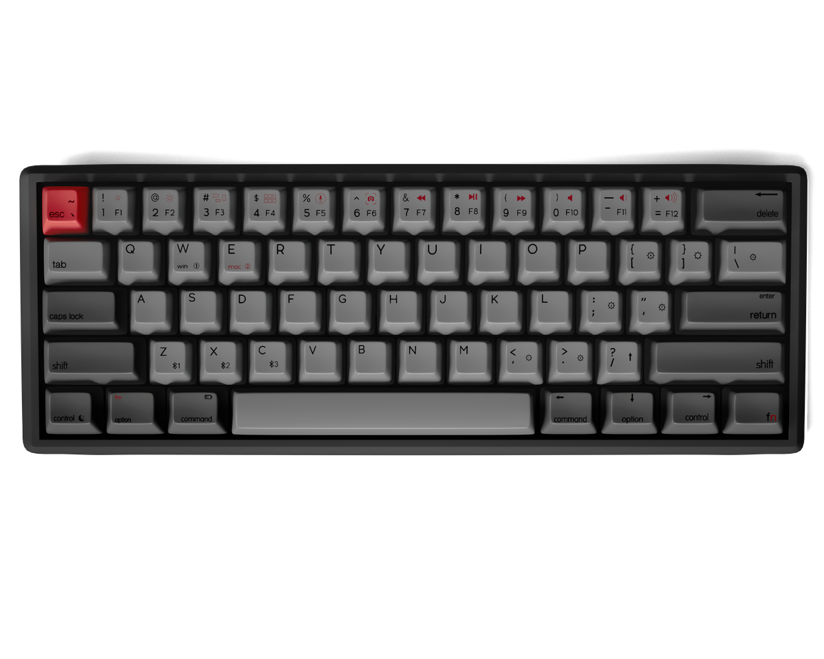 US 60% Gaming Keyboard Mechanical RGB Wired Dye-Sublimation PBT